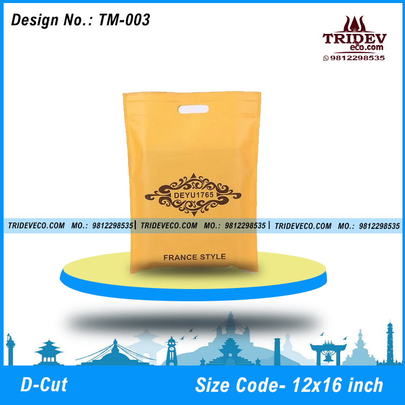 D Cut Fabric Bag